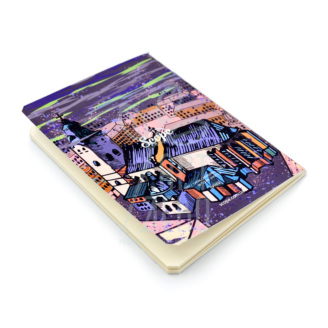 Скетчбук Lviv "Катедральний собор", 80 г/м2, 36 л., Scope