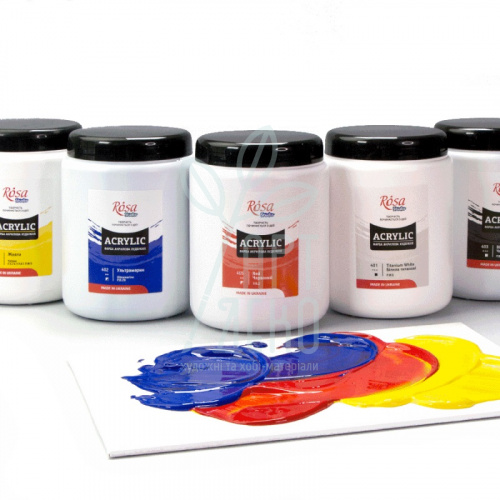 Фарба акрилова Studio, 1000 мл, ROSA 