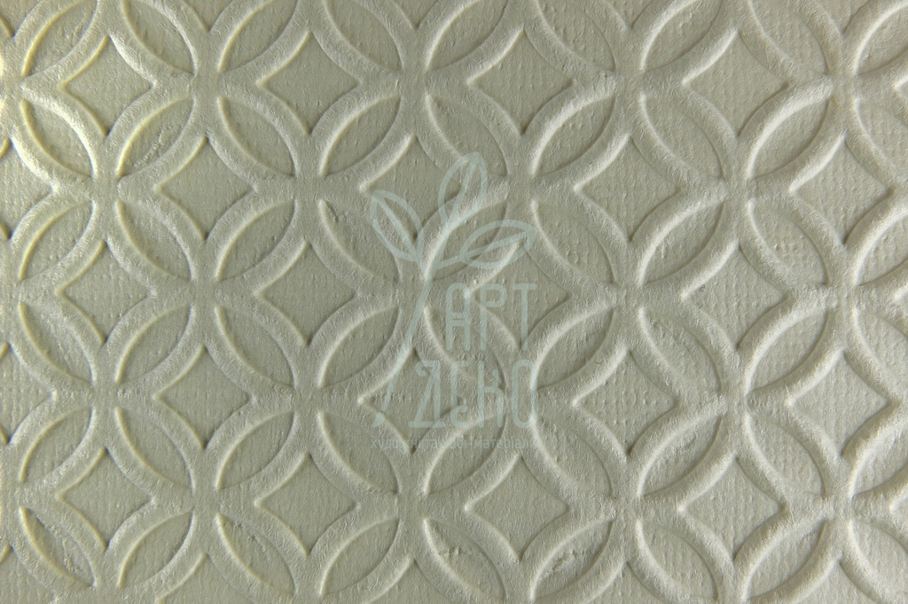 Папір текстурований, тиснений "Орнамент 3", бежевий, 11х15 см, Україна