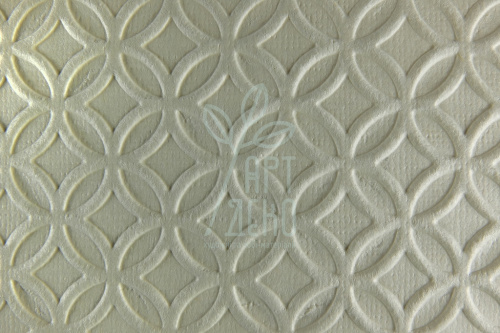 Папір текстурований, тиснений "Орнамент 3", бежевий, 11х15 см, Україна