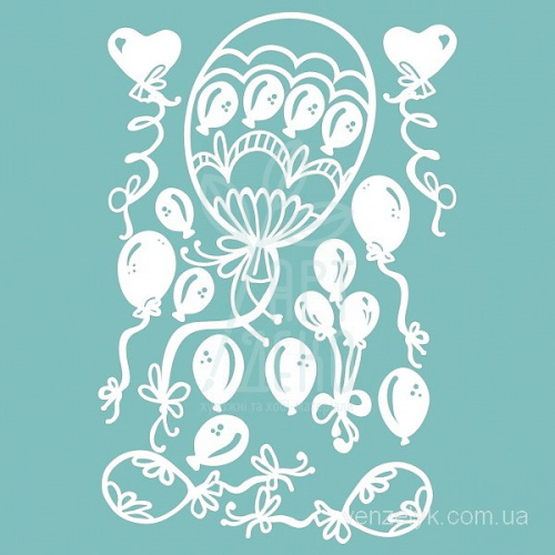 Набір чипбордів "Повітряні кулі", Вензелик