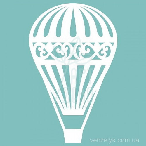 Чипборд "Повітряна куля 01", Вензелик