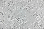 Папір текстурований, тиснений "Троянди малі", білий, 11х15 см, Україна