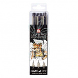 Набір лайнерів Pigma Micron MANGA, 3 шт, Sakura