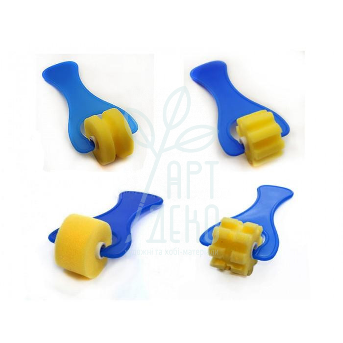 Набір валиків поролонових, рельєфні, 25 мм, Україна