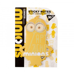 Блок паперу для нотаток з клейким шаром "Minions", 40 л., Yes