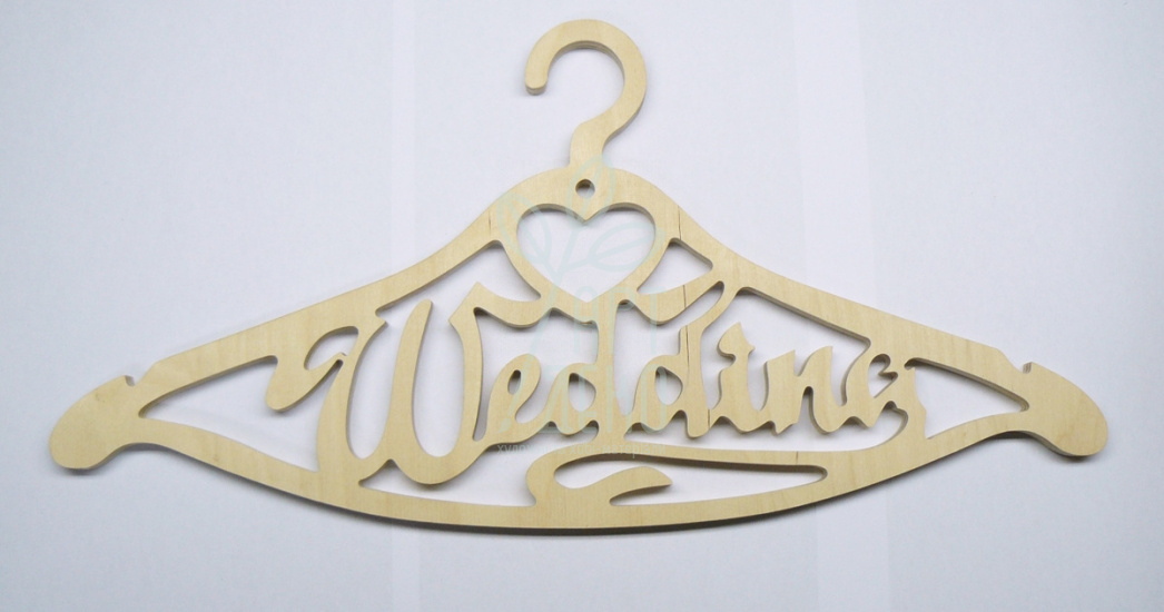 Тремпель "Wedding", фанера, 45х22 см, Україна