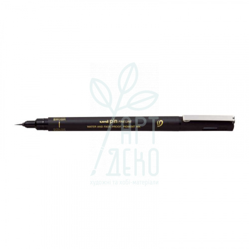 Лайнер Uni Pin Extra Fine Brush, чорний, UNI Mitsubishi Pencil