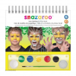 Набір фарб для аквагриму Activity kit, 6 кол.+пензлик+губка, Snazaroo