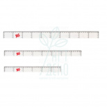 Лінійка пластикова, прозора, Yes