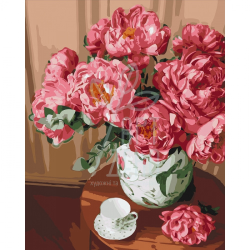 Набір для розпису за номерами "Ранкова насолода", 40х50 см, Ідейка