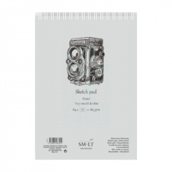Альбом для ескізів AUTHENTIC Bristol, спіраль, А5 (14,8х21 см), 185...