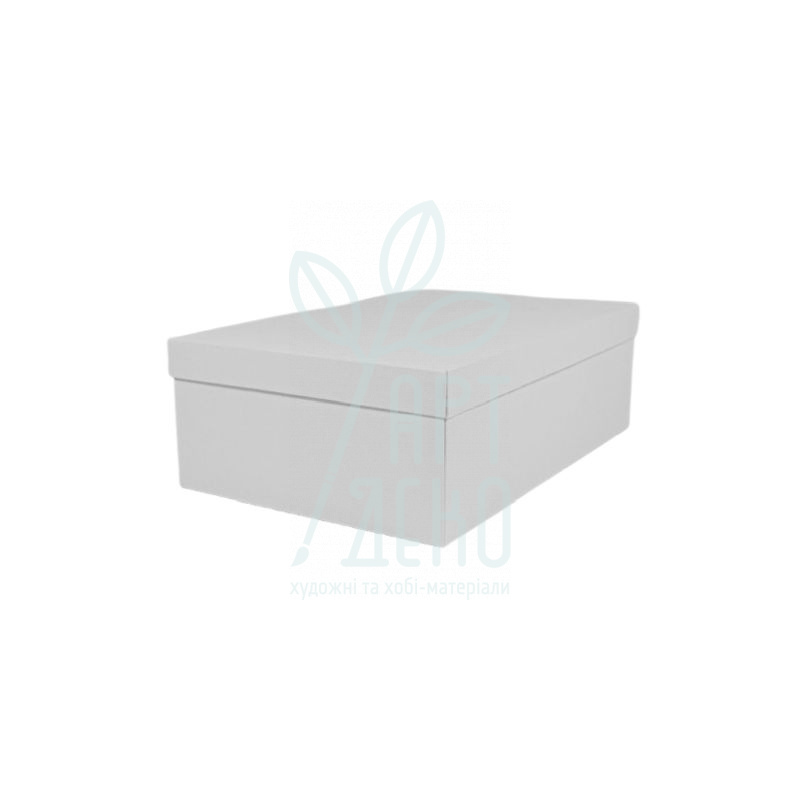 Коробка декоративна, біла, 30x20x10 см, Україна