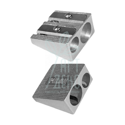 Точилка металева, подвійна, клиноподібна, Milan