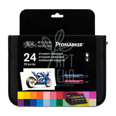 Набір двосторонніх маркерів Promarker, 24 шт., W&N