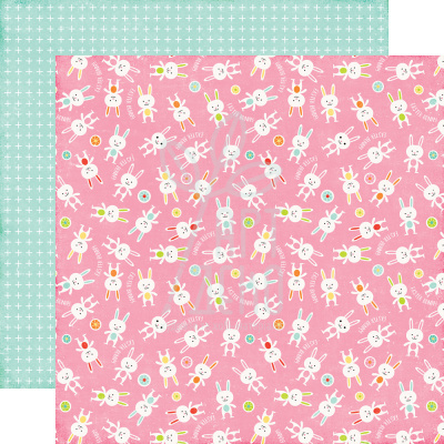 Папір для скрапбукінгу 30х30 см Celebrate Easter Collection Kit/Hippity Hoppity, Echo Park
