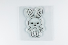 Штамп силіконовий "Hippity Hop Collection - Snag 'em Acrylic Stamps - Bunny", Imaginisce