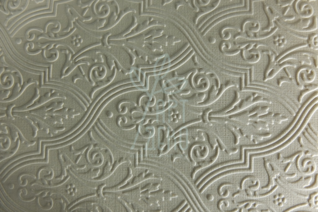 Папір текстурований, тиснений "Орнамент 4", бежевий, 13х18 см, Україна