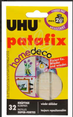 Клейка маса для приклеювання Уху Patafix Homedeco, 32 шт., UHU