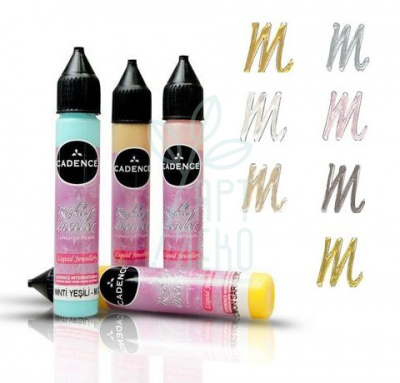 Контур ефект перлин Metallic Color, 25 мл, Cadence