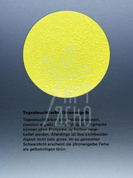 56150 Пігмент, Жовтий лимонний флуоресцентний, 20 г, Kremer