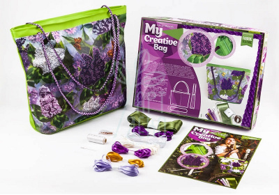 Набір креативної творчості "My Creative Bag", вишивка сумки стрічками, Danko Toys Набір креативної творчості "My Creative Bag", вишивка сумки стрічками, Danko Toys