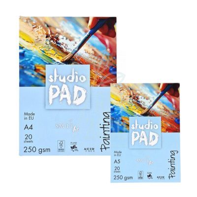 Склейка для акрилу Studio Painting, 250 г/м2, 20 л, SMILTAINIS