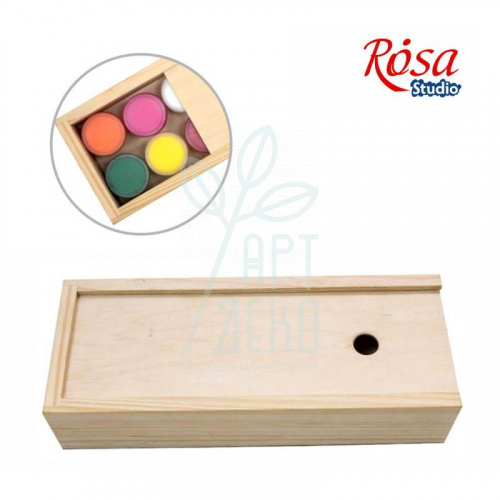 Пенал для гуаші, дерев'яний, ROSA