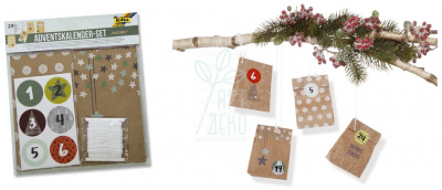 Набір для творчості Advent calendar set "Nature", Folia