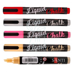 Маркер крейдяний, 5 мм, Santi