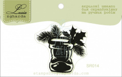 Штамп силіконовий "Чобіток", 3,4х3,3 см, Україна