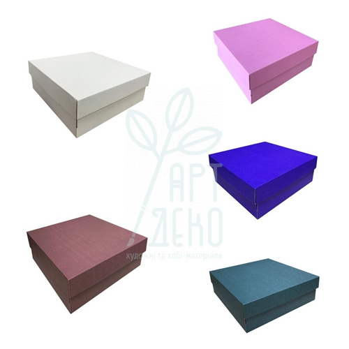 Коробка подарункова, гофрокартон, 30х30х10,5 см, Україна