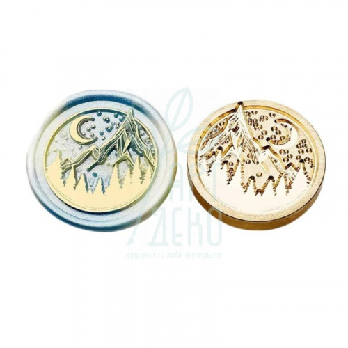 Насадка для сургучної печатки "Гори", 3 см, Китай