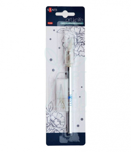 Ніж макетний для дизайнерських робіт, + 3 леза., Santi