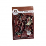 Набір катерів металевих "Farm", 16,5х24 см, 8 шт, Китай