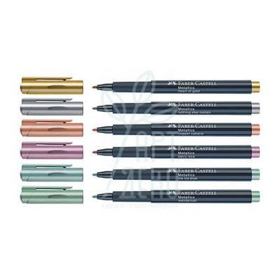 Маркер акриловий Metallics, 1,5 мм, Faber-Castell