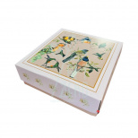 Коробка подарункова "Птахи", 30х30х8 см, Україна