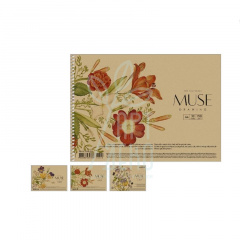 Альбом для малювання MUSE, спіраль, А4 (21х29,7 см), 150 г/м2, 30 л., Школярик Альбом для малювання MUSE, спіраль, А4 (21х29,7 см), 150 г/м2, 30 л., Школярик