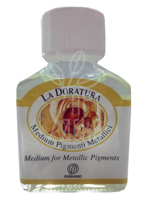 Медіум для металевих пігментiв Metallic Pigments Medium, 75 мл, Ferrario