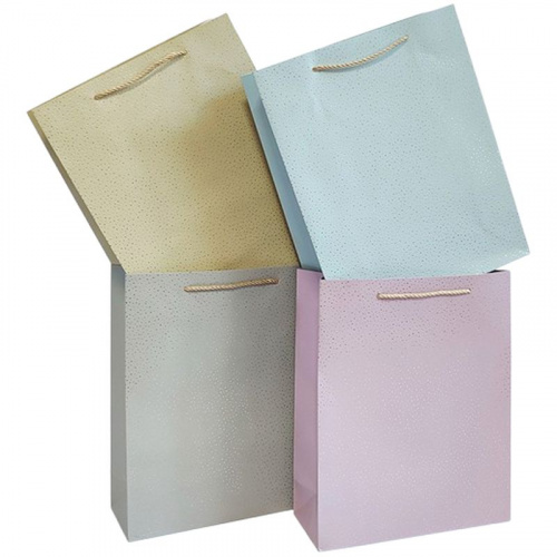 Пакет подарунковий "Однокольорове сяйво", 26х32х10 см, Україна