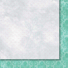 Папір для скрапбукінгу "Весняні серця 06", 30х30 см, Galeria Papieru