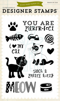 Набір штампів для скрапбукінгу Pretty Kitty, Echo Park