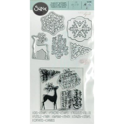Набір ножів та штампів для скрапбукінгу Here & There by Tim Holtz, 24 шт. Sizzix Набір ножів та штампів для скрапбукінгу Here & There by Tim Holtz, 24 шт. Sizzix
