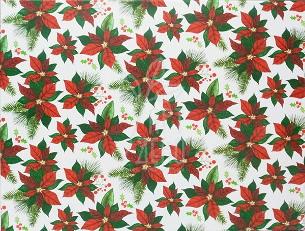 Коробка подарункова "Різдвяні квіти", Україна