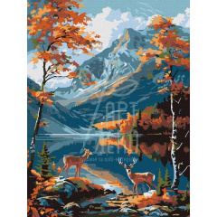 Набір для розпису за номерами "Магія природи", 30х40 см, Ідейка