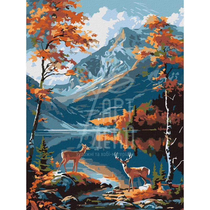 Набір для розпису за номерами "Магія природи", 30х40 см, Ідейка