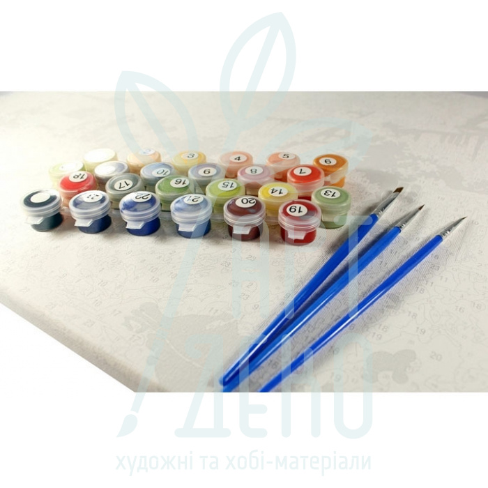 Набір для розпису за номерами Міський пейзаж "Австрійський пейзаж", 40х50 см, Ідейка