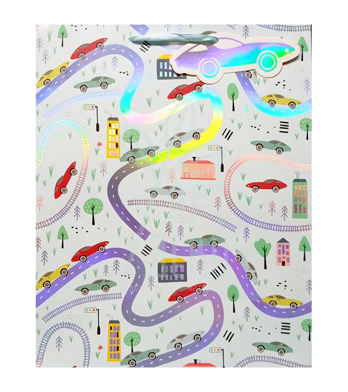 Пакет подарунковий "Подорож", 26х32х13,6 см, Україна