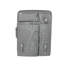 Сумка-наплічник для художника, тканинна, А2 (50х66 см), сіра, Monet