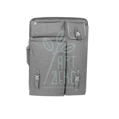 Сумка-наплічник для художника, тканинна, А2 (50х66 см), сіра, Monet